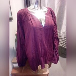Old Navy Wine Tunic Top XL